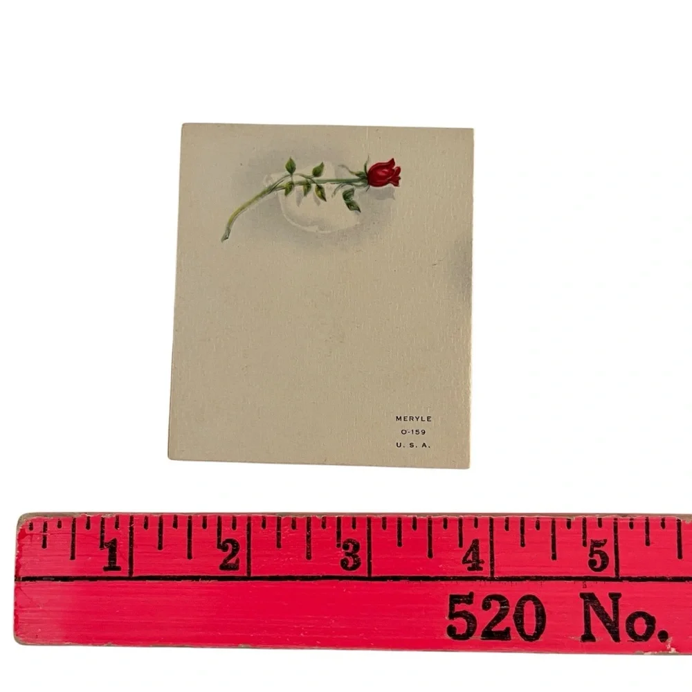 Vintage Unused Greeting Card A Gift For You For You Roses Thinking of You